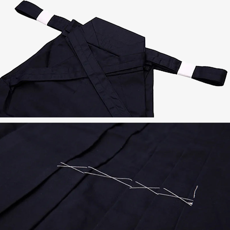 Enfilez ce Bleu Hakama pour le aikido, kendo ou faire des arts martiaux japonais