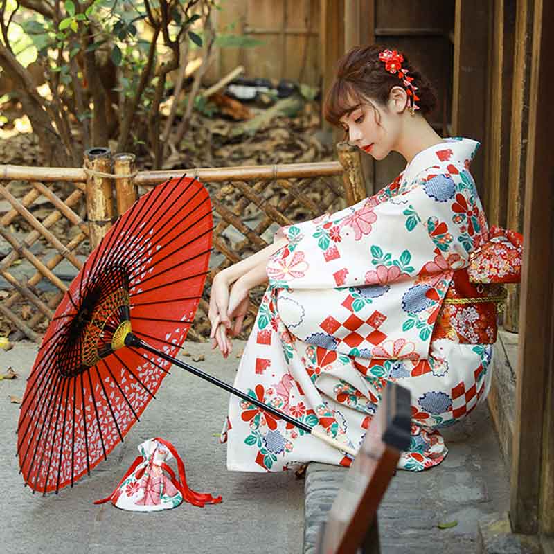 Kimono Traditionnel Japonais Femme