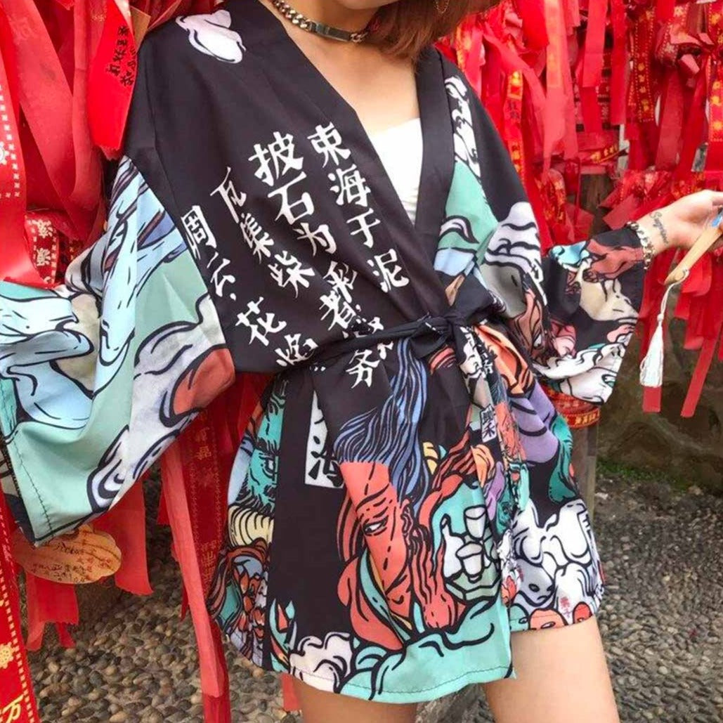 Veste style kimono sale